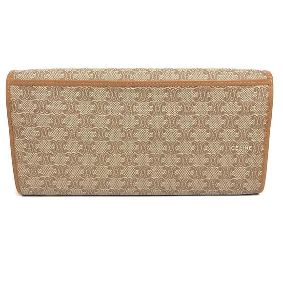 Celine Long Wallet With Clasp Macadam Vintage Triomphe - Picture 2 of 12